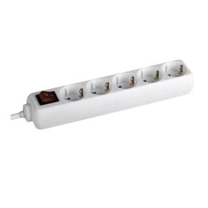Prelungitor Bachmann SELLY 5xCEE7/3 PC, cu intrerupator, lungime cablu 5m,