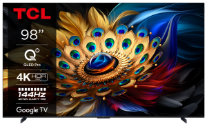 Televizor TCL QLED 98C655, 248 cm (98"), Smart TV, 4K,