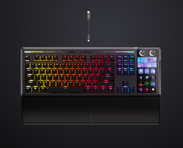 Tastatura Mecanica Gaming Corsair GALLEON 100 SD, RGB, USB, negru,