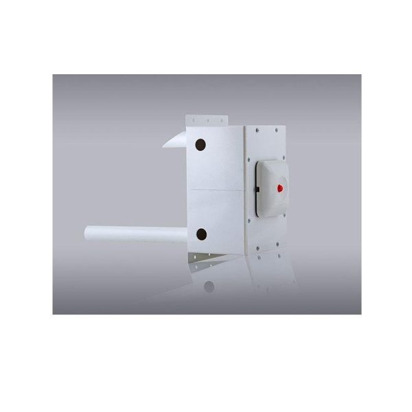 Duct smoke detector with built-in conventional smoke detector and LEDremote