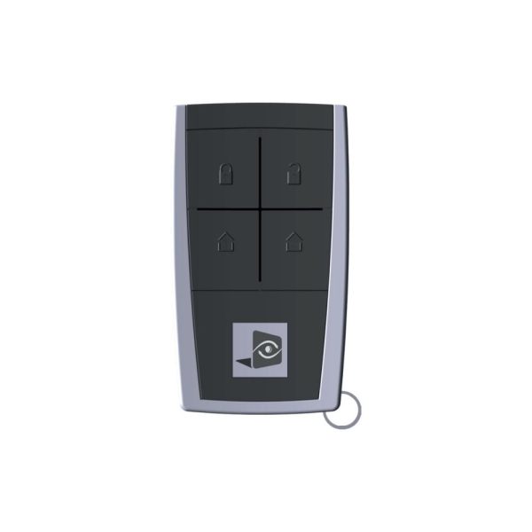 Telecomanda cu 4 butoane Videofied KF240, pentru armare/dezarmare, dimensiuni: 70