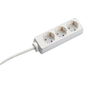 Prelungitor Bachmann SELLY 3xCEE7/3 PC, fara intrerupator, lungime cablu 5m,