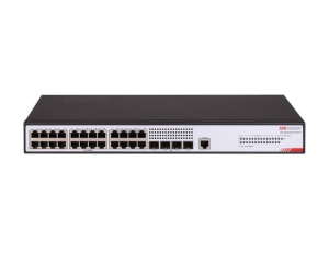Switch Hikvision DS-3E2528-HI-24T4F: 24 × Gigabit RJ45 port,4 × Gigabit