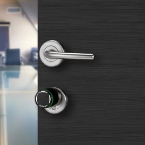 Cilindru electronic LIBRA SMART, cu knob mecanic PREMIUM, 40x40, RFID,