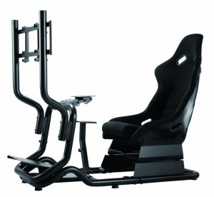 Scaun gaming Serioux Racing Cockpit cu suport monitor