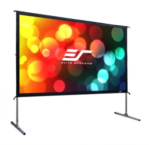 Ecran proiectie de podea OMS135H2-DUAL, 299 X 168 cm, front/