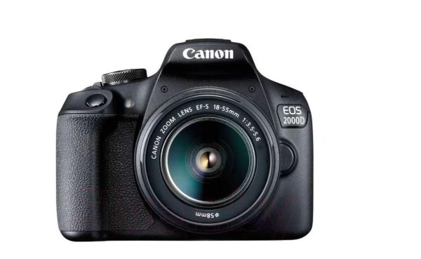 Camera foto Canon EOS-2000D kit, obiectiv EF-S 18-55mm f/3.5-5.6 fara
