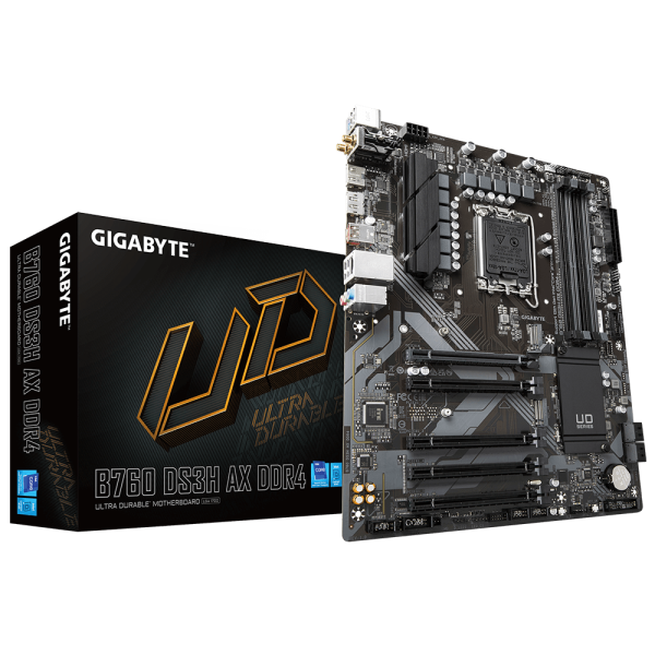 Placa de baza Gigabyte B760 DS3H AX DDR4, Socket 1700,