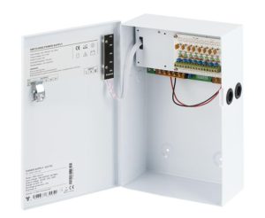 Sursa cu backup, 8 canale, comutatie, Tensiune de intrare: 190-265Vca,