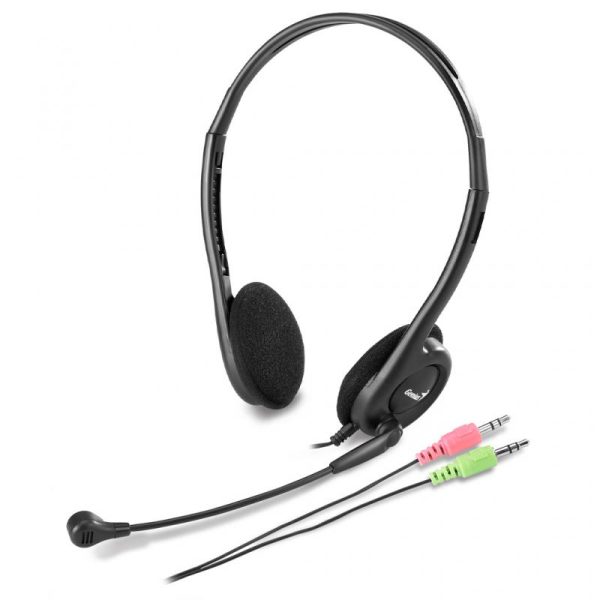 Casti cu microfon Over-ear Genius HS-200C, Cu Fir, Negru