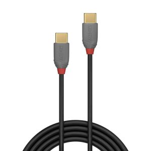 Cablu Lindy Anthra Line, USB C/ USB C, 1 m,