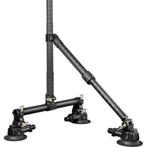 Insta360 Triple Suction Cup Car Mount, material fibra de carbon