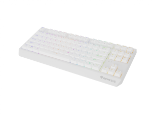 Tastatura Mecanica Gaming Genesis Thor 230 TKL, RGB, Wireless, Alb,