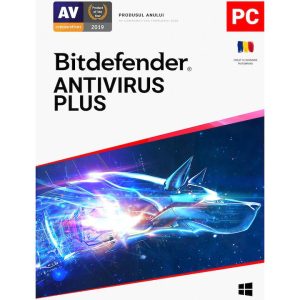 Licenta retail Bitdefender Antivirus Plus - protectie de bazapentru PC-uri