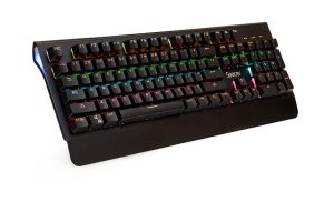Tastatura Mecanica Gaming SPACER SPKB-MK-01, RGB, USB, Negru, EN US