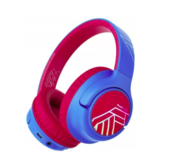 Casti Over-ear PowerLocus Bobo Kids, Wireless/Wired, Multicolor