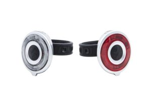 Set lumini far+stop, 2 LED-uri rosii, 2 LED-uri uri albe,