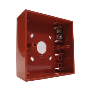 Honeywell Baza pentru montaj aparent buton Morley-IAS, culoare rosie; Dimensiuni: