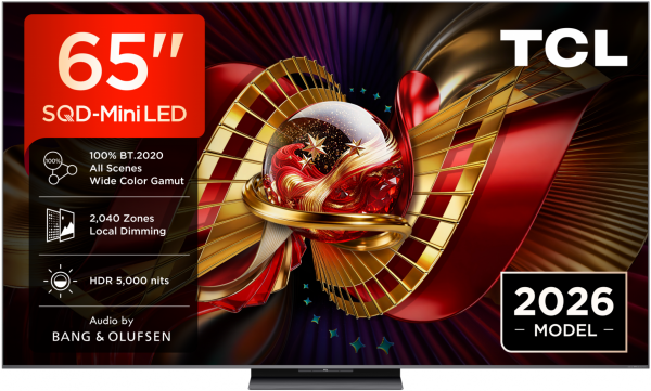 Televizor TCL SQD-MiniLed 65C8L, 164 cm, Smart Google TV, 4K
