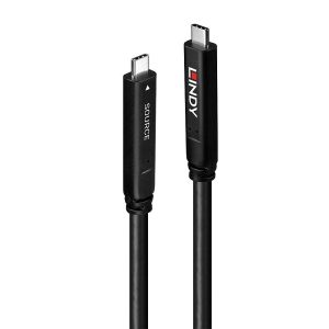 Cablu Lindy USB 3.2 Gen 1 & DP 1.4 Type