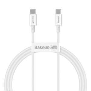 Cablu Baseus Superior CATYS-B02 1m, alb
