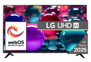 Televizor LG LED 65UA73003LA, 164 cm, Smart, 4K, Clasa F,
