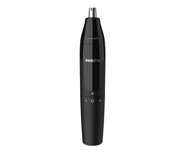 Trimmer pentru nas/urechi Philips NT1620/15, baterie, lavabil, utilizare umed si