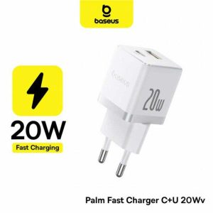 Incarcator retea Baseus Palm, 20W, 1 x USB, 1 x