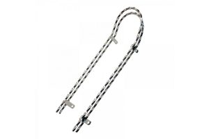 Sissy bar suport sa, profil patrat torsionat, dublu,lungime 18 inch,