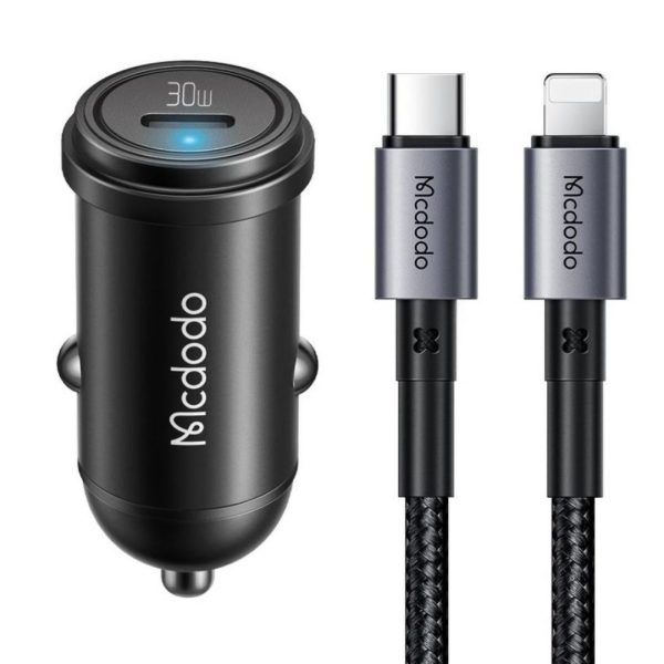 Incarcator Kit incarcator McDodo CC-7492 Obsidian, 30W, 1 port, Negru