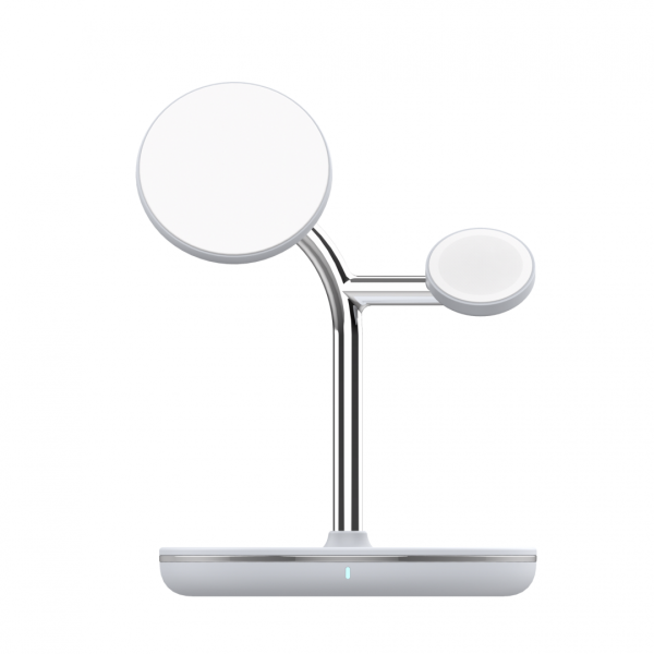 Incarcator wireless birou Tellur, 3-in-1, MFI, certificat MagSafe 15W, Watch