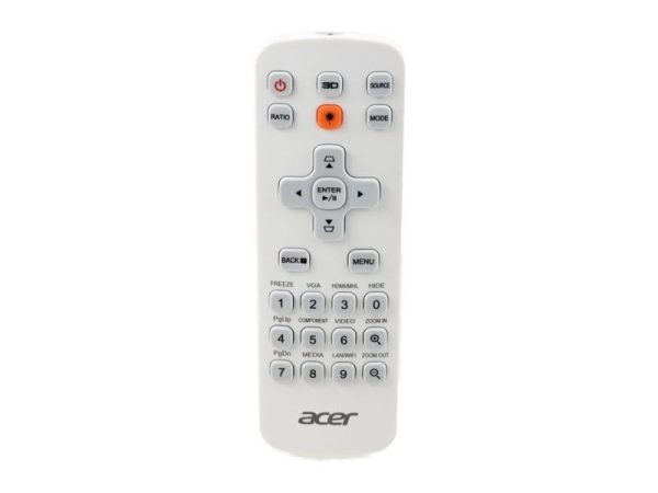 Acer Remote Controller J3 25 keys, white, enter, Laser stand-alone