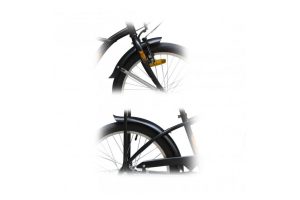 Aparatori Strada Mini 16 +suport, Negru