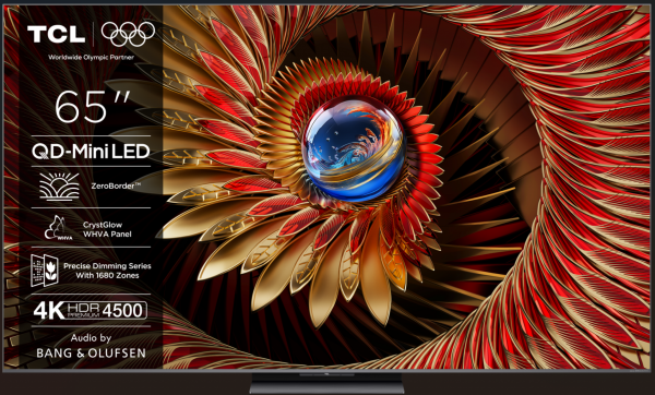Televizor TCL QD-MiniLED 65Q8C, 164 cm, Smart Google TV, 4K