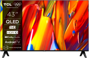 Televizor TCL QLED 43V5C, 108 cm, Smart Google TV, Full