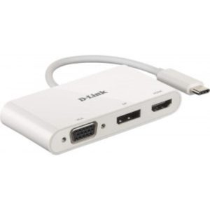 USB-C Hub D-Link DUB-V310, USB Type-C, Alb