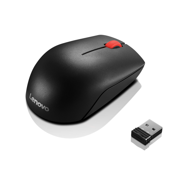 Mouse Wireless Lenovo Essential Compact Wireless Mouse, Negru