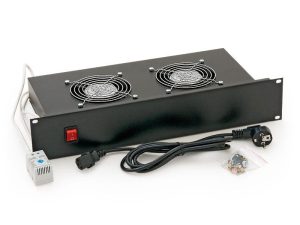 Panou ventilatie Triton pentru rack de podea 19, 2 ventilatoare