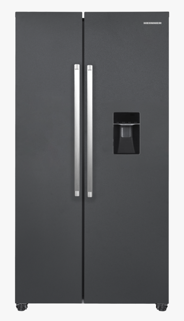 Side by Side HEINNER HSBS-HM529NFINVDGWDE++, No Frost, 529 L, Clasa