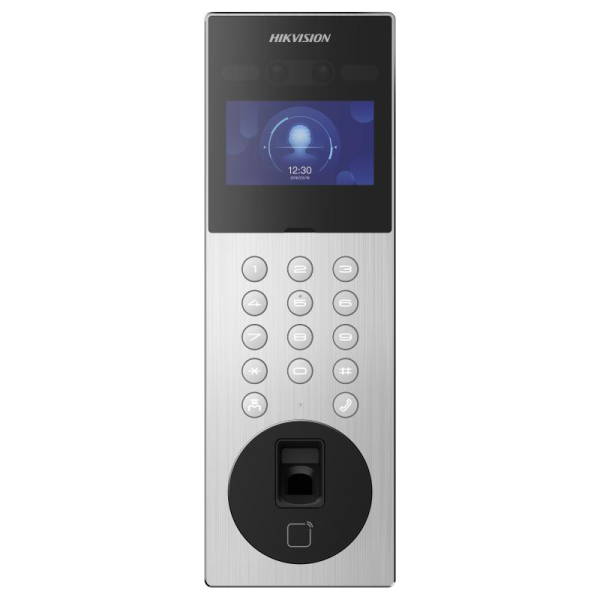 Videointerfon de exterior IP cu recunoastere faciala si amprenta digitala