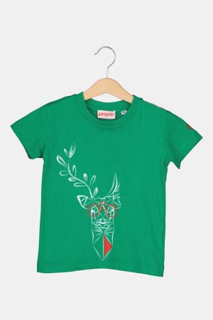 TRICOU CERB FAMILIE COPII K GREEN-10