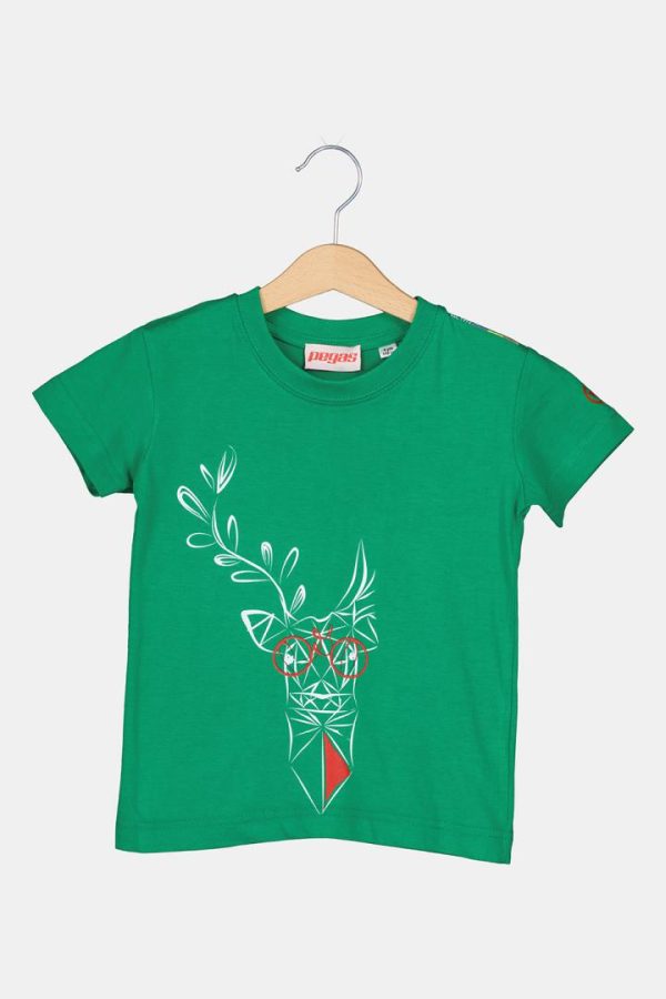 TRICOU CERB FAMILIE COPII K GREEN-10