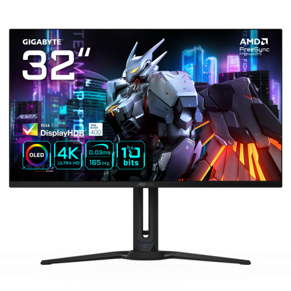 Monitor Gaming Gigabyte AORUS FO32U, 31.5", 3840 x 2160 pixeli,