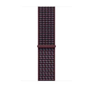 Curea pentru Apple Watch 46mm Burgundy Plaid Sport Loop