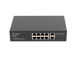 Switch 8x 100 Mb PoE+ / 2x 1 Gb,