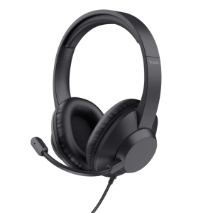 Casti Head-band Trust Ayda Max USB, Wired, Negru