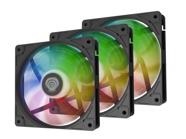 Ventilator Carcasa GENESIS Oxal 120 ARGB, 12 cm, 1450 RPM,
