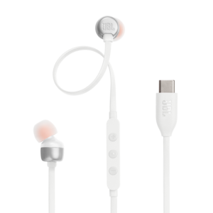 Casti In-ear JBL Tune 310C, Wired, Alb
