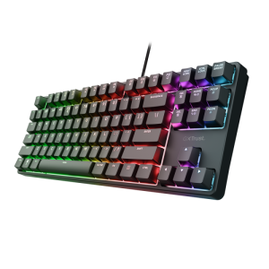 Tastatura Mecanica Gaming Trust GXT 864 Cada, RGB, USB, negru