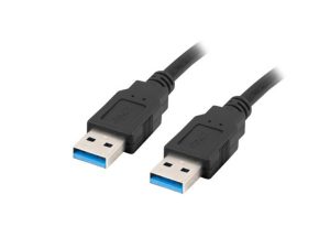 Cablu USB-A M/M 3.0 0,5 m negru